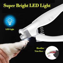 Load image into Gallery viewer, Professional LED Light Pet Nail Clippers