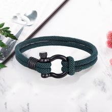 Load image into Gallery viewer, Nautical Braided Rope Bracelet (Gift Card Included)