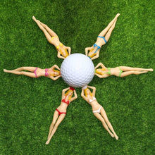 Load image into Gallery viewer, Funny Bikini Girl Golf Tees (6pcs)