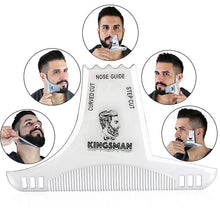 Load image into Gallery viewer, 8 in 1 Comb Multi-liner Beard Shaper Template