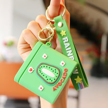 Load image into Gallery viewer, Cute Avocado Keychain