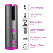 Load image into Gallery viewer, ⭐Wireless Auto Rotation Curling Iron