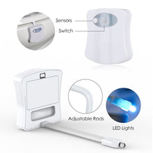 Load image into Gallery viewer, Hirundo 16-Color Motion Sensor LED Toilet Night Light