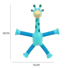 Load image into Gallery viewer, Telescopic suction cup giraffe toy