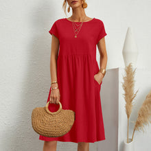 Load image into Gallery viewer, 🔥 Last Day Promotion 50% OFF 🔥Women&#39;s Short Sleeve Cotton And Linen Dress