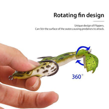 Load image into Gallery viewer, Double Propeller Frog Soft Bait(1 or 5 pics)
