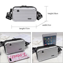 Load image into Gallery viewer, Mini size travel case shape square hand bag