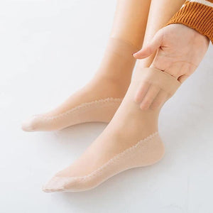 Silky Anti-Slip Cotton Socks（5 Pairs）