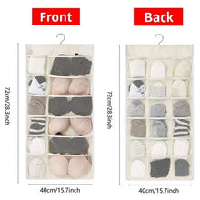 Load image into Gallery viewer, Dual Sided Wall Shelf Wardrobe Storage Bags
