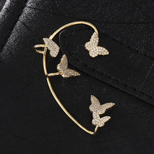 Load image into Gallery viewer, Butterfly Garden Crescent Earrings