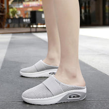 Load image into Gallery viewer, Women&#39;s Mesh Slingback Flat Sandals