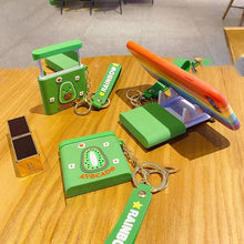 Load image into Gallery viewer, Cute Avocado Keychain