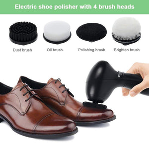Electric Shoe Polisher，4 brush heads