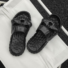 Load image into Gallery viewer, Skull Design Single Band Slippers