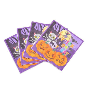 Halloween Decoration For Home Paper Napkins, 20 PCs