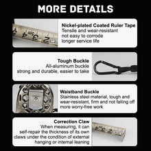 Load image into Gallery viewer, Stainless Steel Anti-corrosion Retractable Metric Ruler