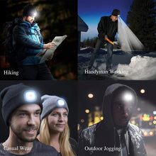Load image into Gallery viewer, LED Knitted Winter Beanie Hat (12 Hours)