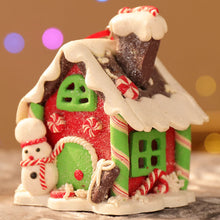 Load image into Gallery viewer, Soft Clay LED Glowing Christmas House