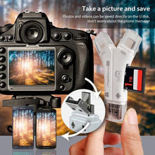 Load image into Gallery viewer, 4-in-1 Portable Memory Card Reader For Phones