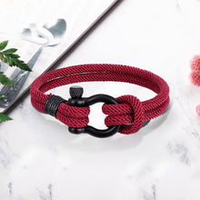 Load image into Gallery viewer, Nautical Braided Rope Bracelet (Gift Card Included)