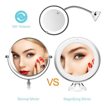 Load image into Gallery viewer, Hirundo Magnifying Makeup Mirror with LED Light