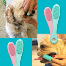 Load image into Gallery viewer, Professional Dog And Cat Finger Toothbrush
