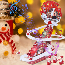 Load image into Gallery viewer, Santa Claus Electric Track Slide Toys