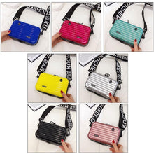 Load image into Gallery viewer, Mini size travel case shape square hand bag