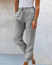 Load image into Gallery viewer, Casual  Solid Color Straight Leg Pant
