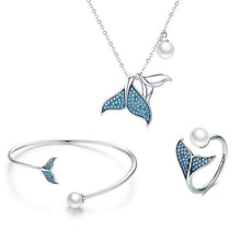 Load image into Gallery viewer, Mermaid Tail 925 Silver