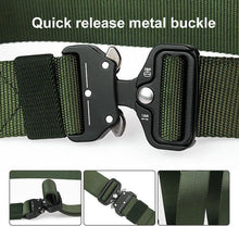 Load image into Gallery viewer, Military Style Tactical Nylon Belt