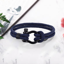 Load image into Gallery viewer, Nautical Braided Rope Bracelet (Gift Card Included)