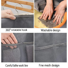 Load image into Gallery viewer, Dual Sided Wall Shelf Wardrobe Storage Bags