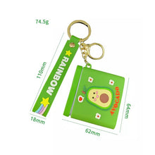 Load image into Gallery viewer, Cute Avocado Keychain
