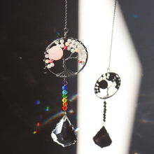 Load image into Gallery viewer, Crystal Wind Chime Tree Of Life Suncatcher