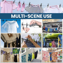 Load image into Gallery viewer, Portable Elastic Travel Clothes Rack