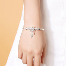 Load image into Gallery viewer, Dreamcatcher Feather Charm Bracelet