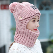 Load image into Gallery viewer, Knitted Hat with Ear Protectors