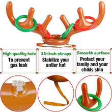 Load image into Gallery viewer, Christmas Reindeer Antler Ring Toss Game
