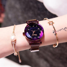Load image into Gallery viewer, Waterproof Magnetic Starry Galaxy Watch