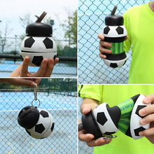 Load image into Gallery viewer, Foldable Football Ball Water Bottle