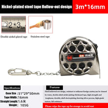 Load image into Gallery viewer, Stainless Steel Anti-corrosion Retractable Metric Ruler