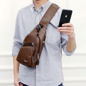 Crossbody Bag  With USB Charge Port