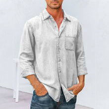 Load image into Gallery viewer, Mens Long Sleeve Button Down Shirt