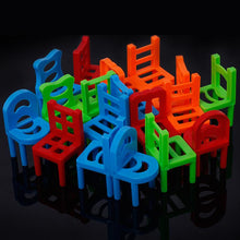 Load image into Gallery viewer, Chairs Stacking Tower Balancing Game