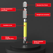 Load image into Gallery viewer, Cross and Slotted Screwdriver Bits for Electricians