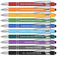 Load image into Gallery viewer, 10 pcs Funny Office Pens(Black Ink)