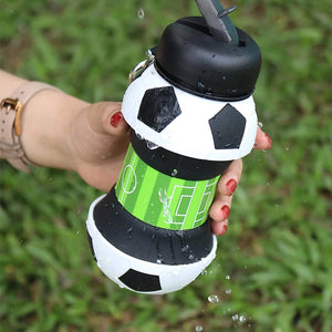 Foldable Football Ball Water Bottle