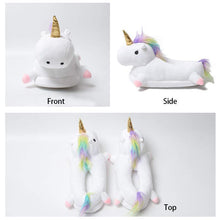 Load image into Gallery viewer, Indoor Warm Lovely Unicorn Slippers