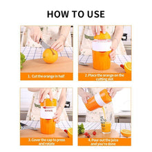 Load image into Gallery viewer, 100% Fresh DIY Manual Portable Citrus Juicer